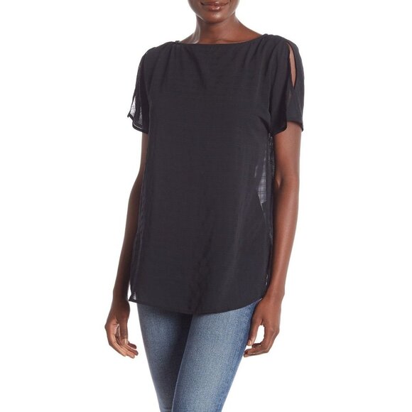 NEW 14th & Union Top Popover Tunic Short sleeve - Picture 1 of 11